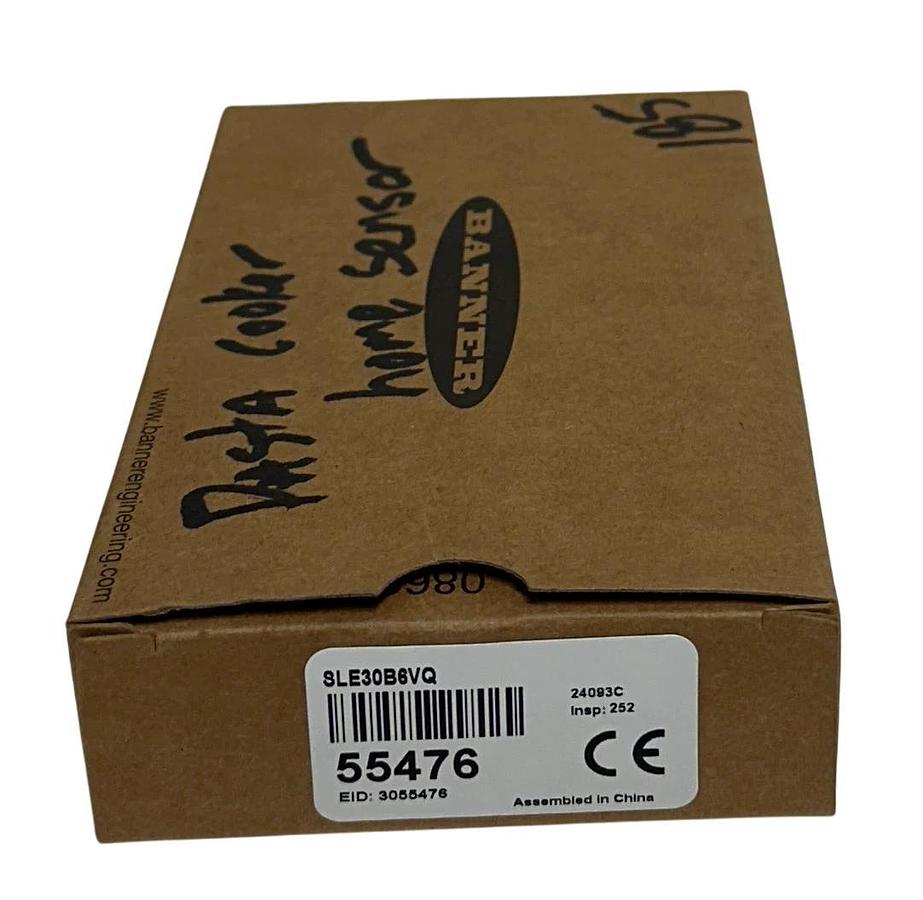 BANNER SLE30B6VQ / 55476 PROGRAMMABLE SLOT SENSOR SLE30 SERIES 10-30VDC NSMP