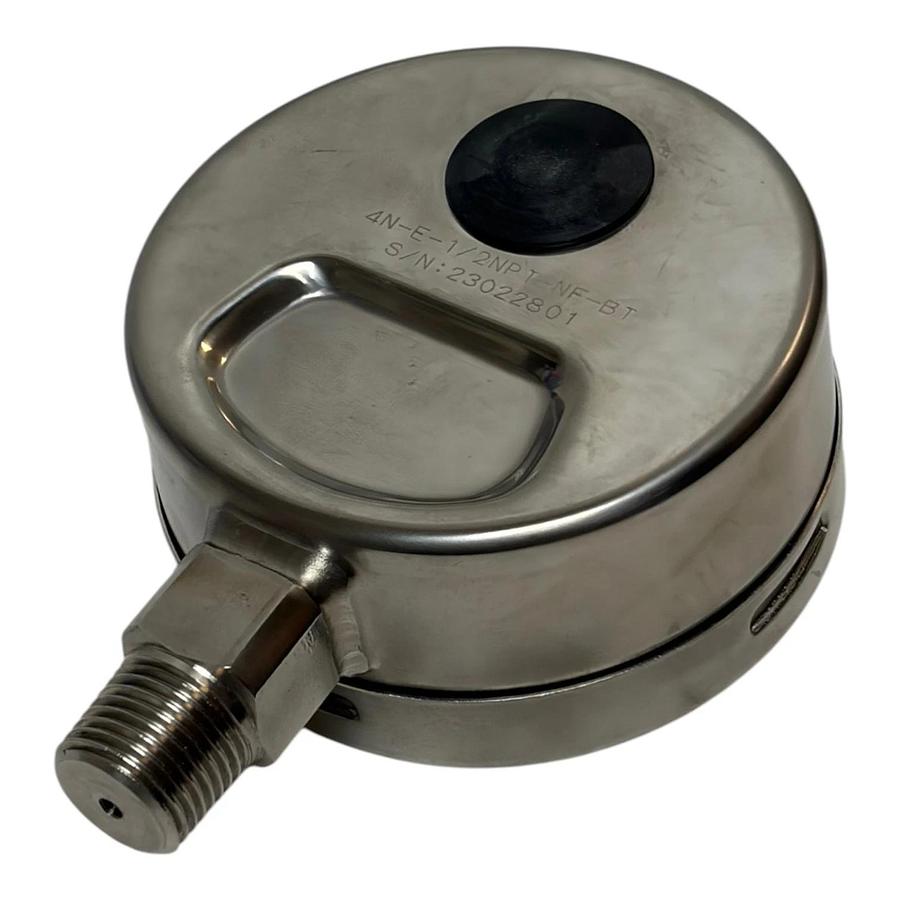 NEW CSI Insta-Flow 4" Stainless Pressure Gauge 0-160 PSI 1/2" NPT Bottom Mount