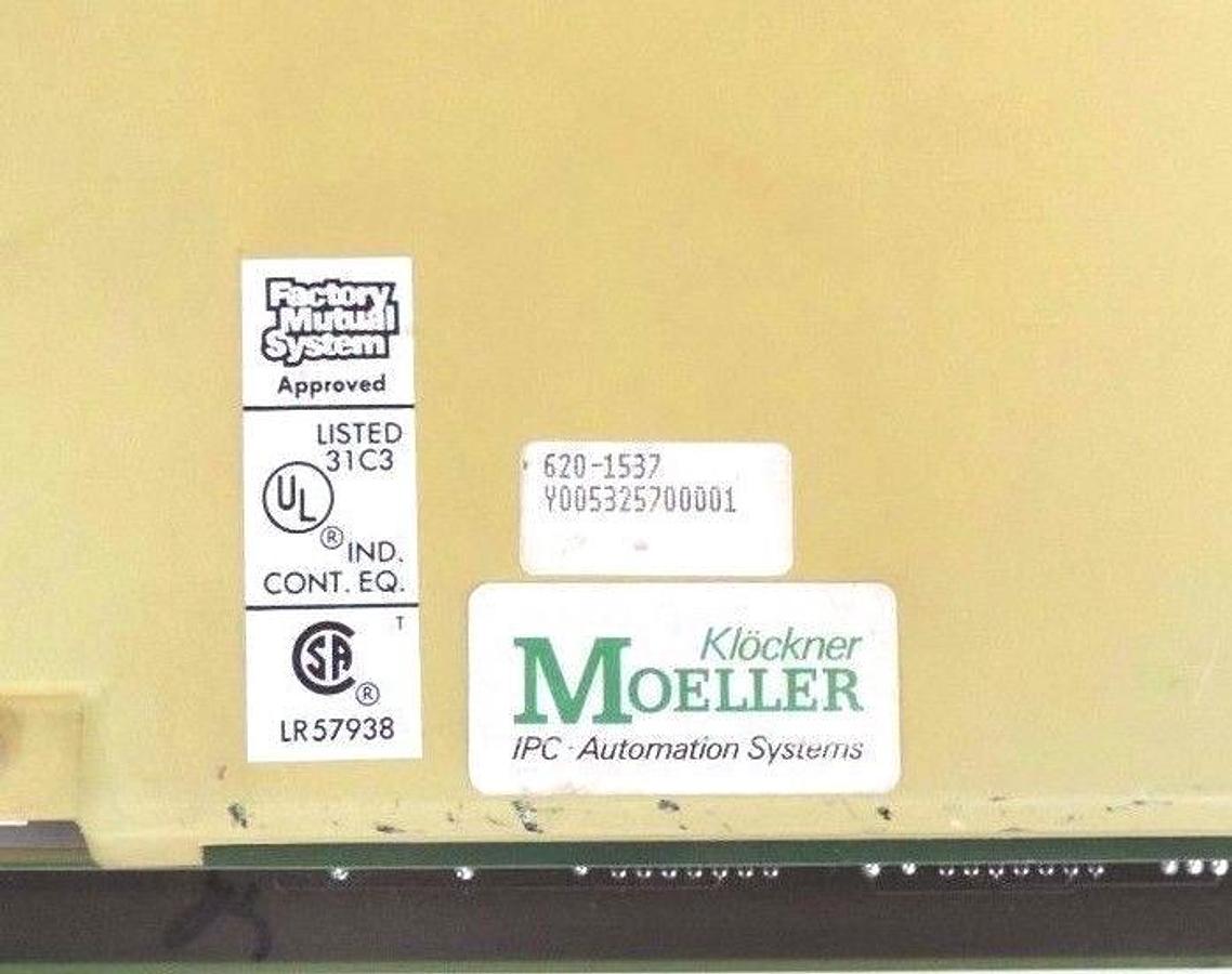 Used KLOCKNER MOELLER HONEYWELL IPC 620-1537 PROCESSOR 4K, 620-15, VR. 2.0, 6201537