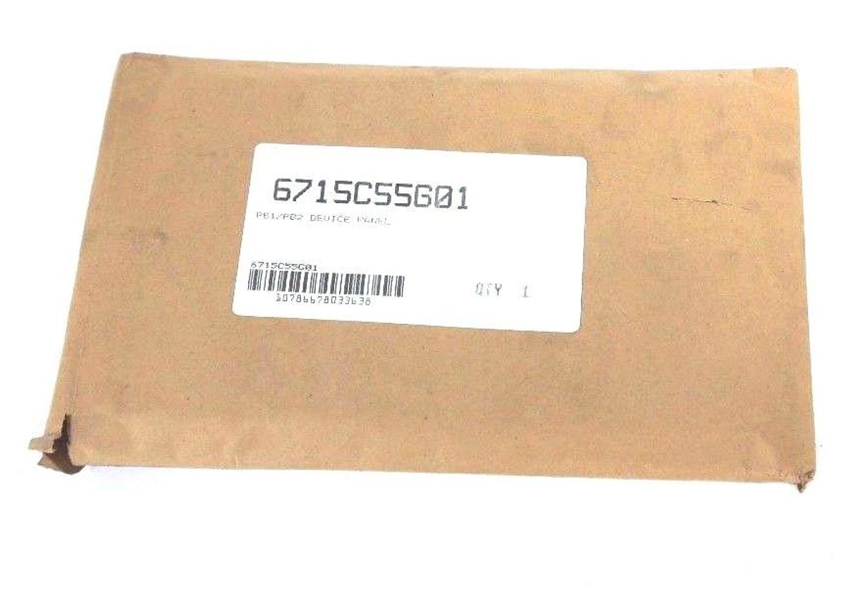 Used NIB CUTLER HAMMER 6715C55G01 PB1/PB2 DEVICE PANEL SER. A, PB1XDPV08
