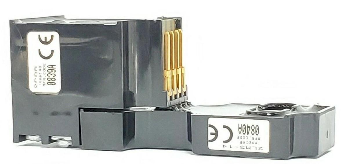 Used BANNER 2LM5-14 LOGIC MODULE W/ 2PBR POWER BLOCK MULTI-BEAM: 2-WIRE