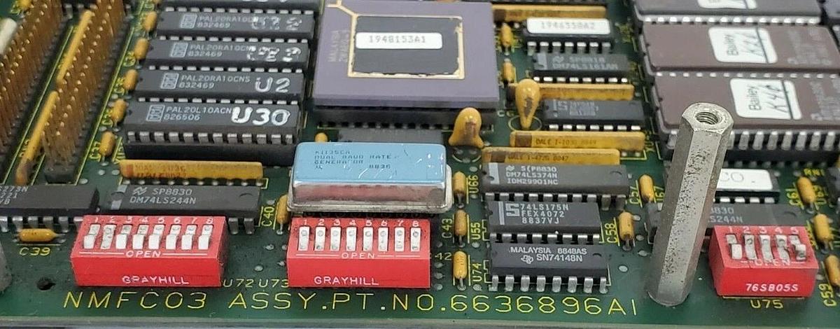 Used BAILEY CONTROLS 6636896A1 PC BOARD ASSEMBLY NMFC03