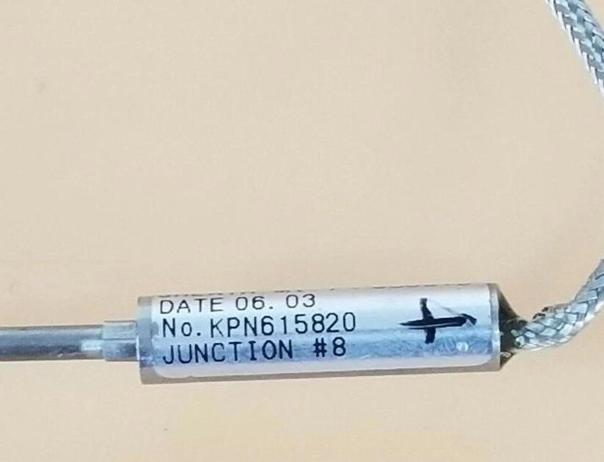 Used OKAZAKI AEROPAK KPN615820 THERMOCOUPLE ELEMENT SUS316, ELEMENT K, CLASS 2