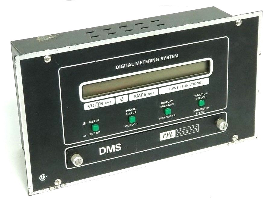Used FEDERAL PIONEER DMS-CR DIGITAL METERING SYSTEM DISPLAY DMSCR