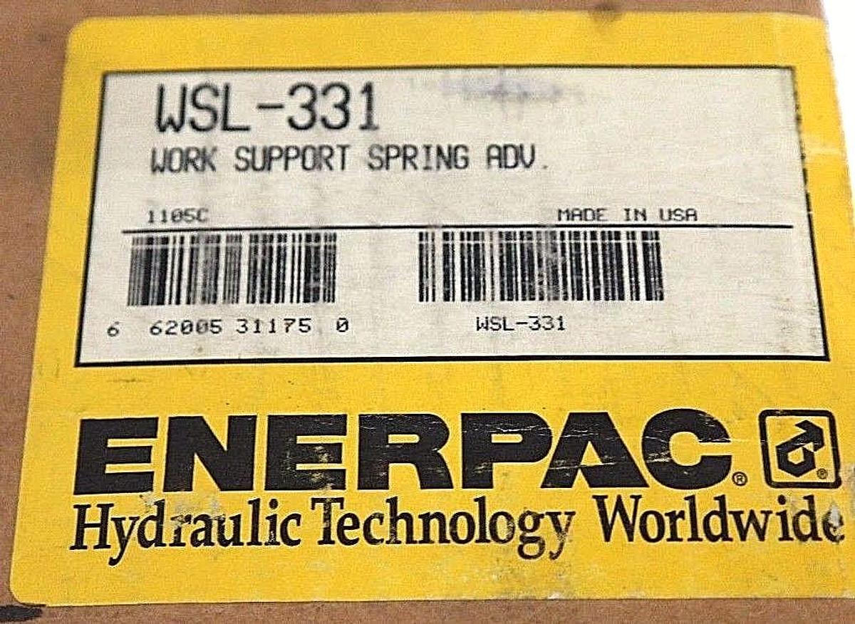 NIB ENERPAC WSL-331 WORK SUPPORT SPRING ADV. WSL331