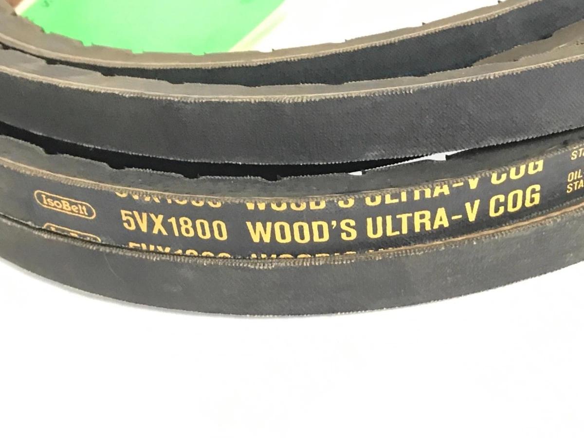 NEW WOODS ULTRA-V COG 5VX1800 BELT