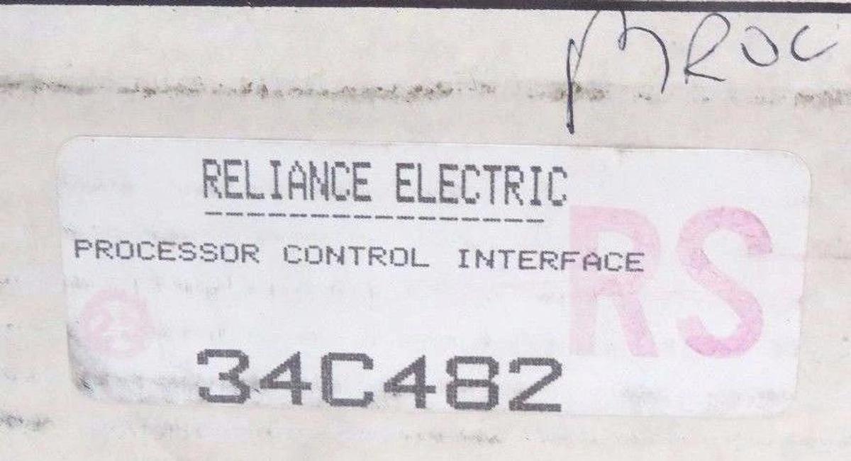 NIB RELIANCE ELECTRIC 34C482 PROCESSOR CONTROL INTERFACE KIT