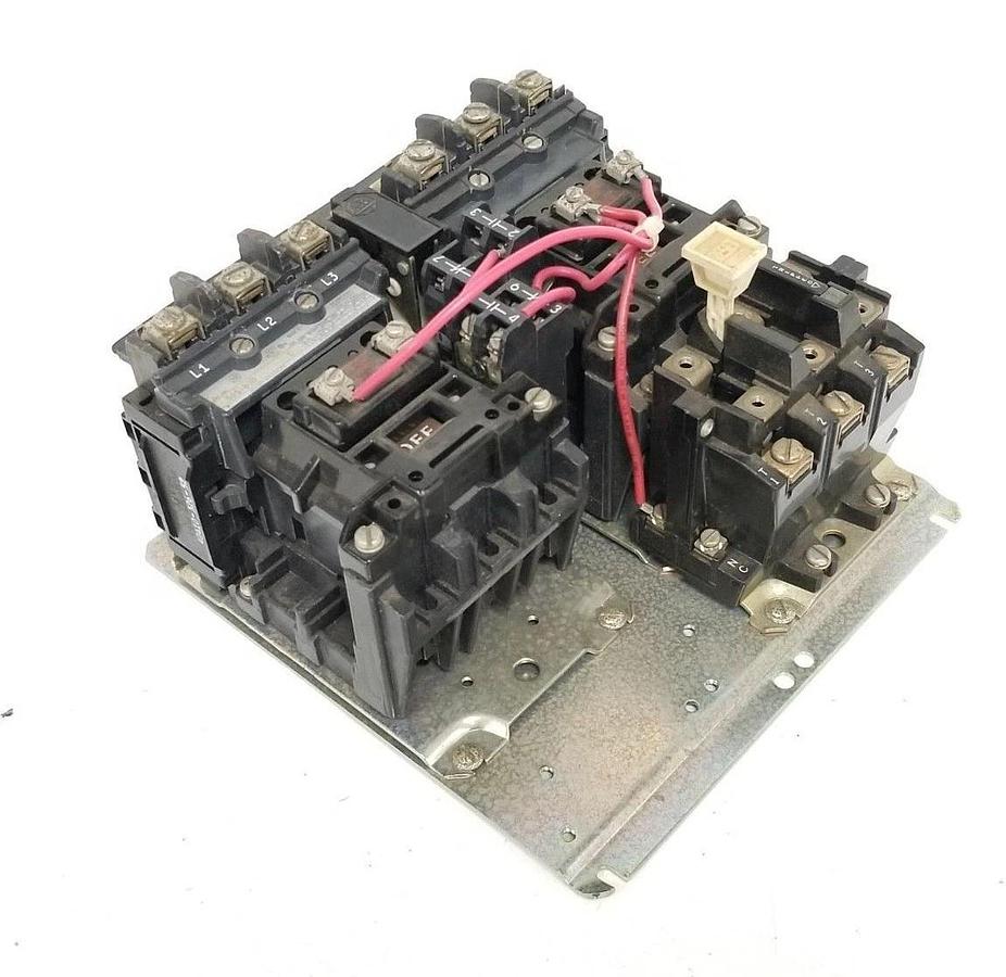 Used ALLEN BRADLEY 505-BOD STARTER SER. C SIZE 1 W/ (2) 595-AB SWITCHES & (2) CB236