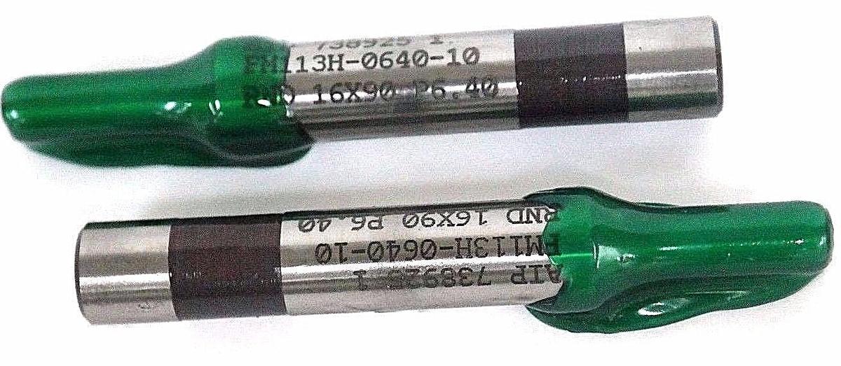 Used NEW AIP INC 738925 1 PUNCH PM113H-0640-10 RND 16X90 P6.40 - LOT OF 2