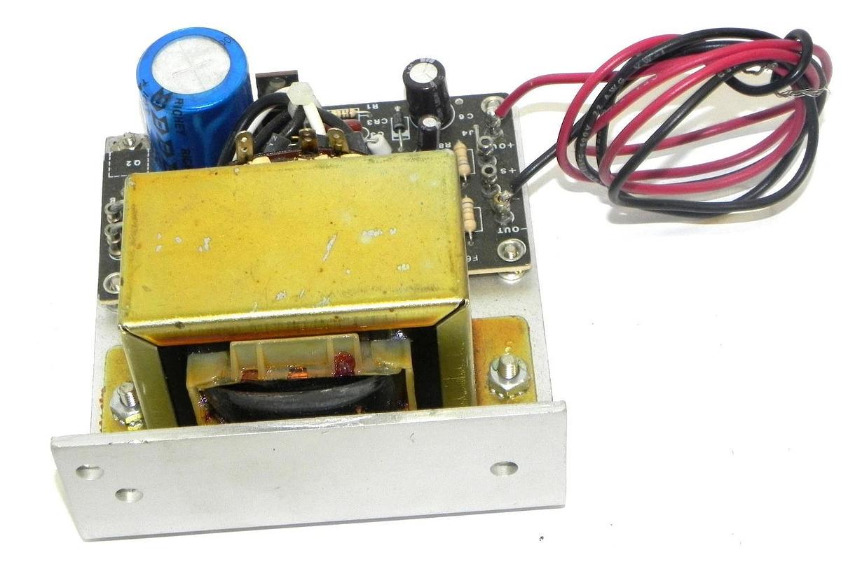 Used SOLA 81-12-215-02 POWER SUPPLY 811221502 INPUT: 47-63HZ W/ F6-11201-O/A PC BOARD