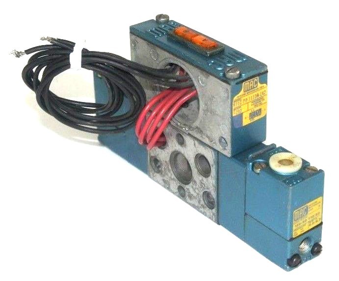Used MAC VALVES 821C-PP-111DA-142 SOLENOID VALVE BLOCK WITH COILS 821CPP111DA142