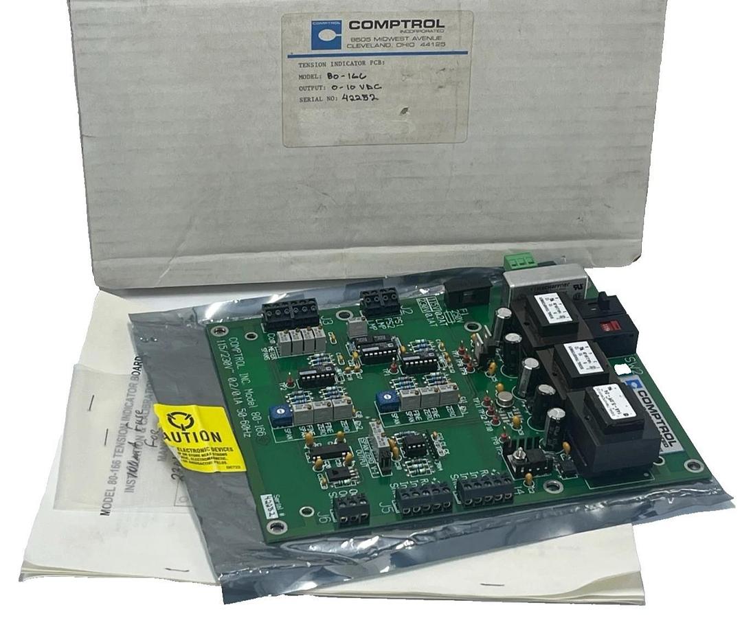 Comptrol 80-166 Tension Indicator Main Board Pcb for CTI-1000 Tension Indicator