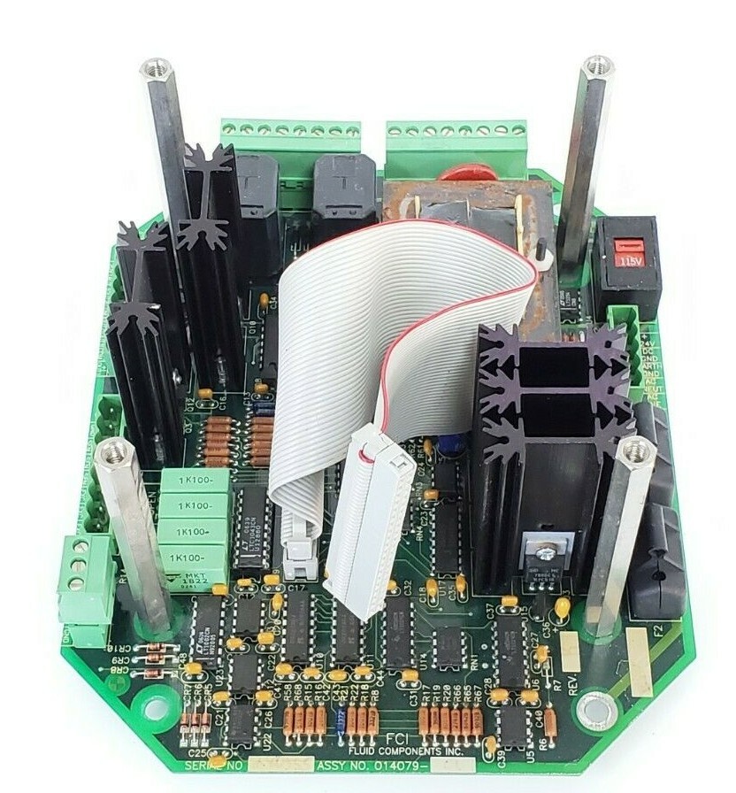 Used FLUID COMPONENTS 014079-01 PC BOARD FLOW SWITCH 01407901