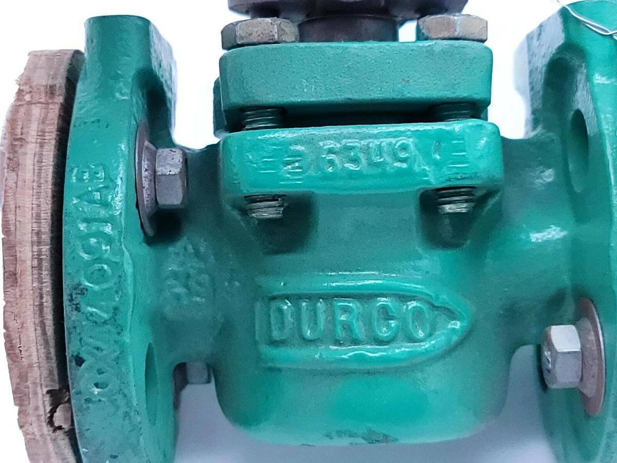 Used DURGO 1/2 & 3/4 G4 & T4 PLUGE VALVE T-41-1/2 1/2 TEFLON LINED