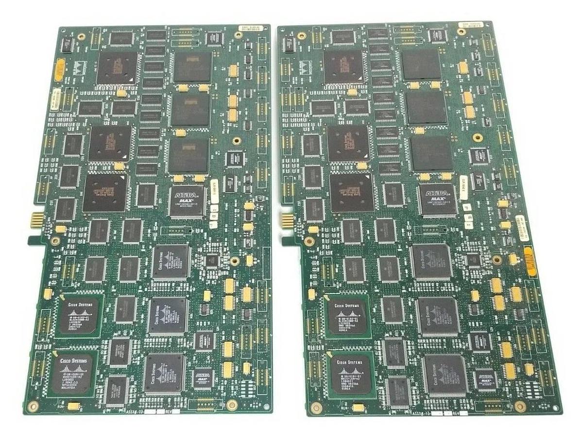 Used LOT OF 2 CISCO SYSTEMS 73-3238-07 CONTROL BOARDS 9816813-0003