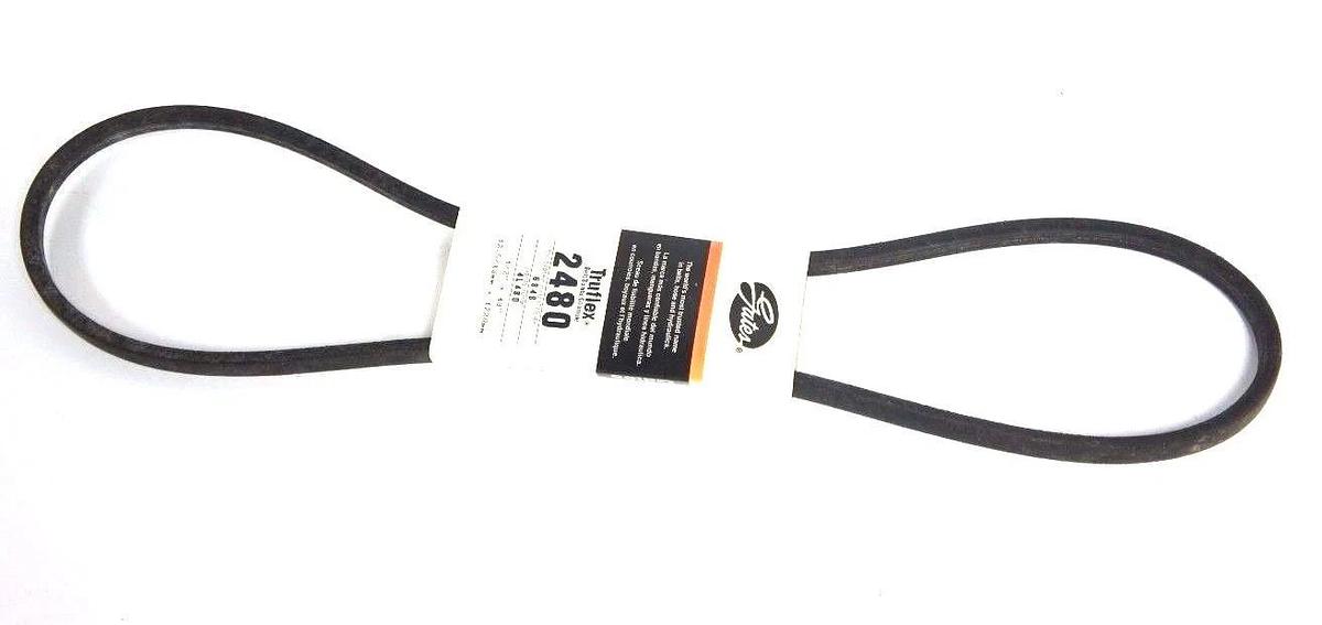 Used LOT OF 3 GATES 4L480 TRUFLEX V BELTS 2480 1/2" X 48"