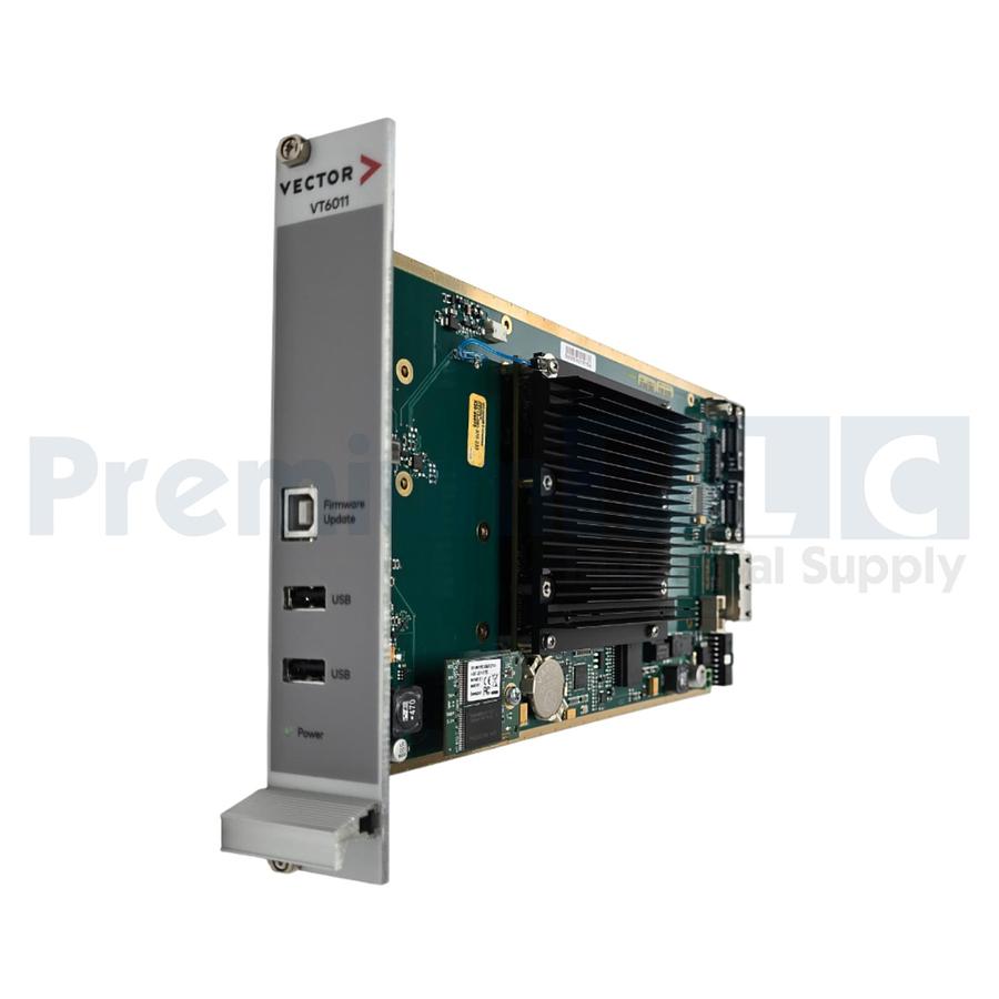 Used VECTOR VT6011 REAL-TIME MODULE FOR VT SYSTEM HIL TESTING 50117 027 REV. 000 NSNP
