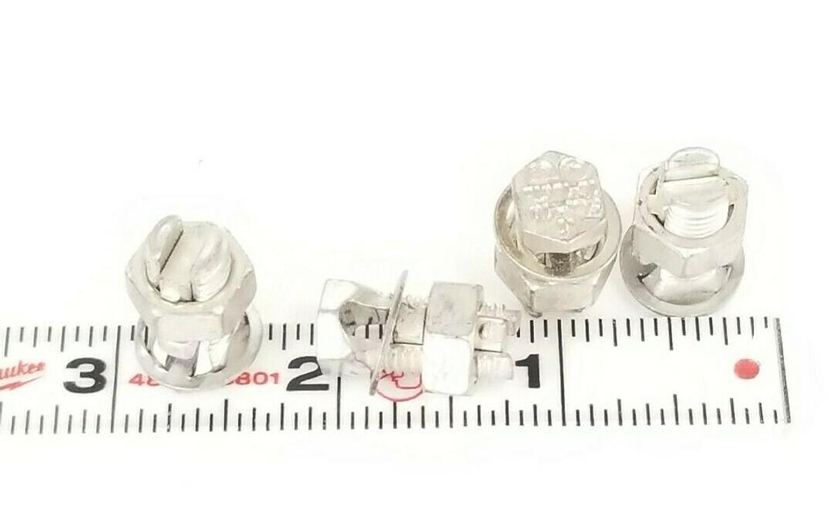 Used LOT OF 4 K SBP-10 SPLIT BOLT CONNECTORS 16-10STR SBP10