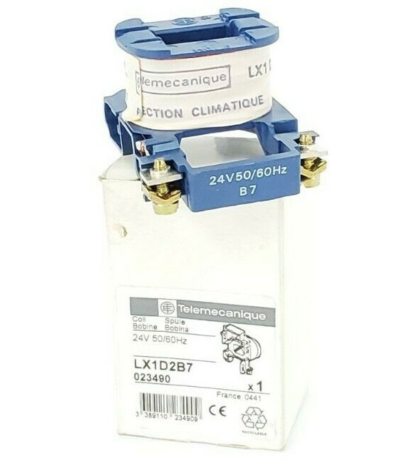 NIB TELEMECANIQUE LX1D2B7 COIL 24V 50/60HZ