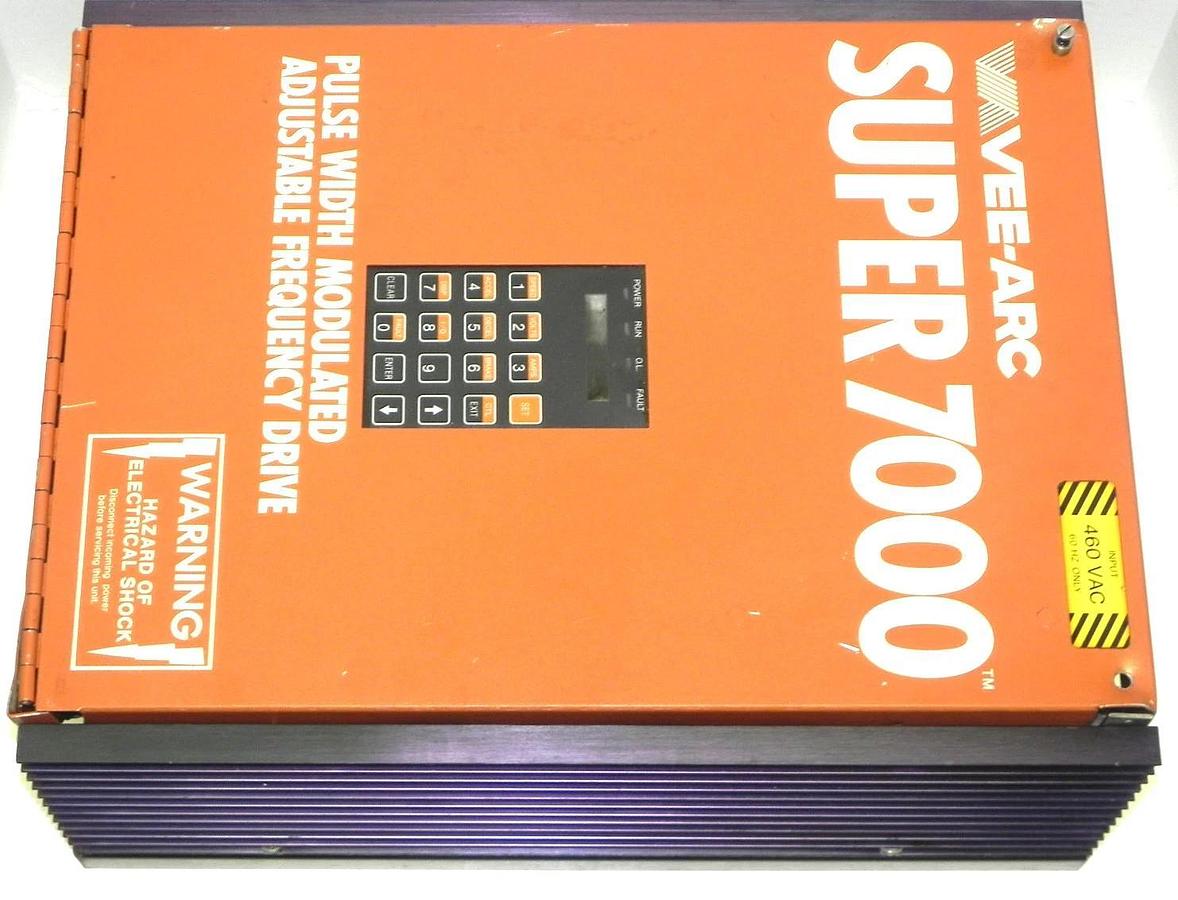 Used VEE-ARC 931-030 SUPER 7000 5HP ADJUSTABLE FREQUECY DRIVE 931030