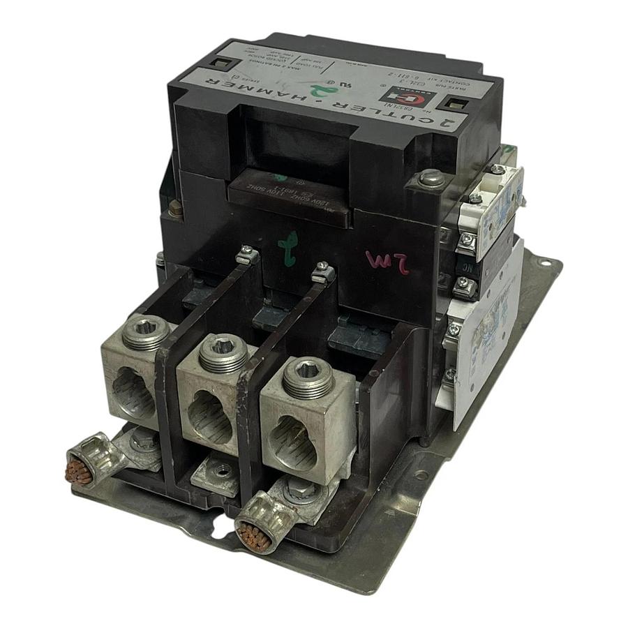 Used Cutler-Hammer C832LN1 Contactor Size 5 350A 600V w/ C320KGS20 C320KGS42
