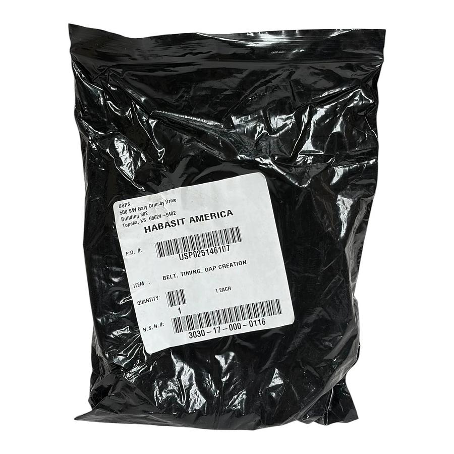 New Habasit America Gap Creation Timing Belt NSN 3030-17-000-0116 Logistics