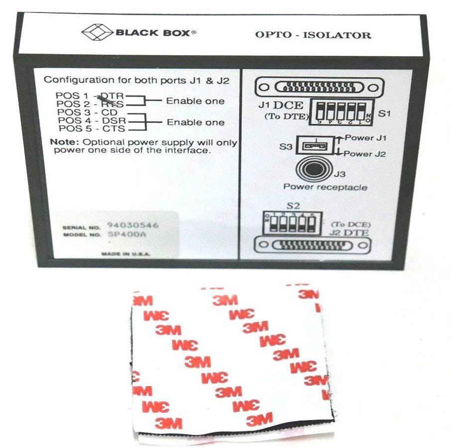 Used NEW BLACK BOX SP400A OPTO ISOLATOR