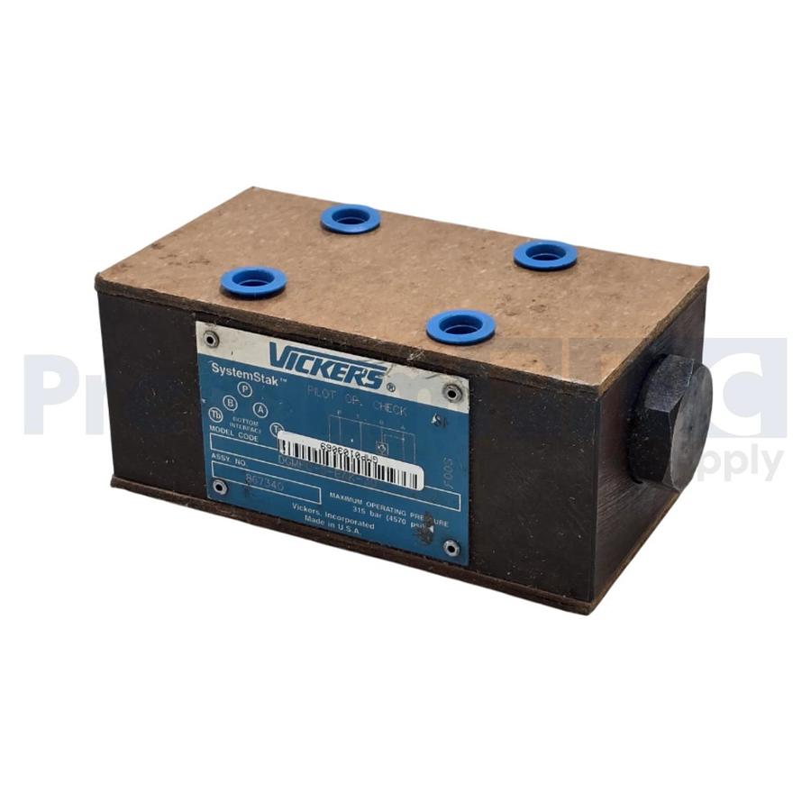 NEW VICKERS DGMPC-5-BAK-30 SystemStak CHECK VALVE DGMPC5BAK30 ASSY. NO. 867340