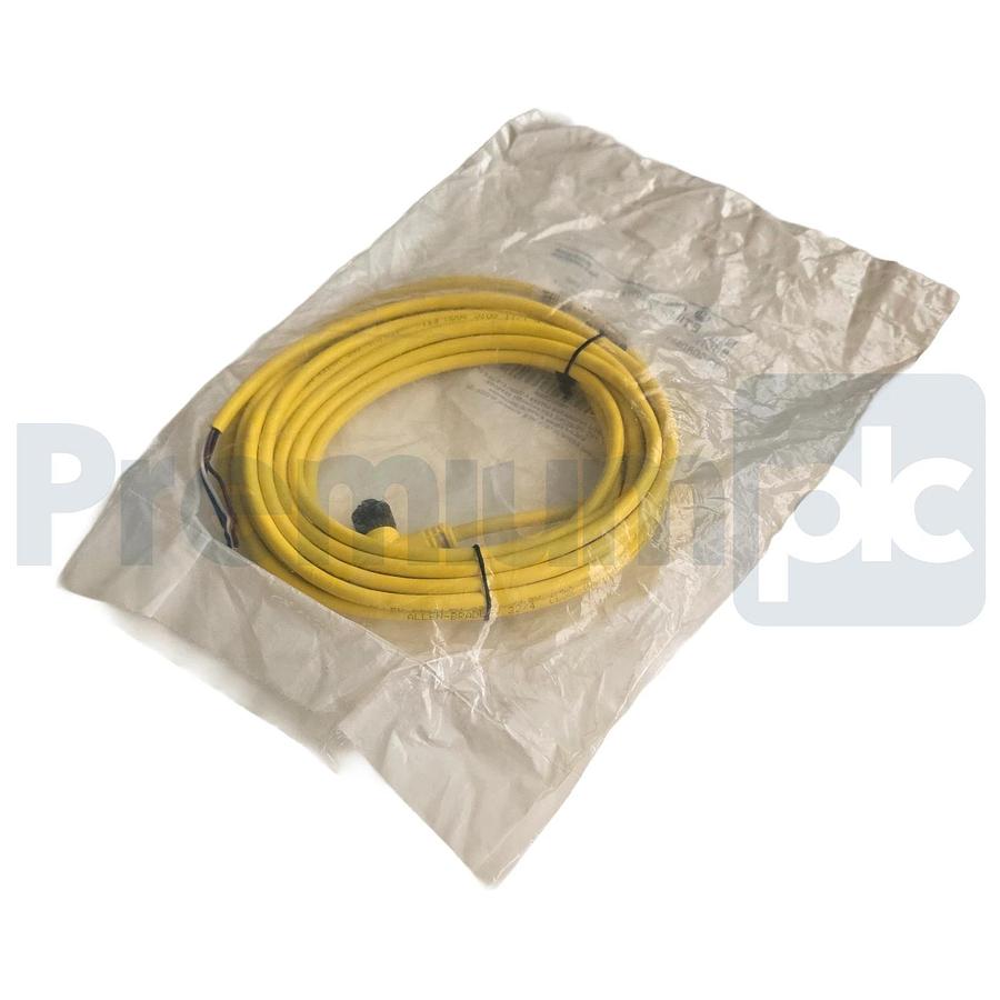 Used Allen Bradley 889D-R4AC-5 /B DC Micro Cordset 4-Pin Right-Angle 5M NSFS