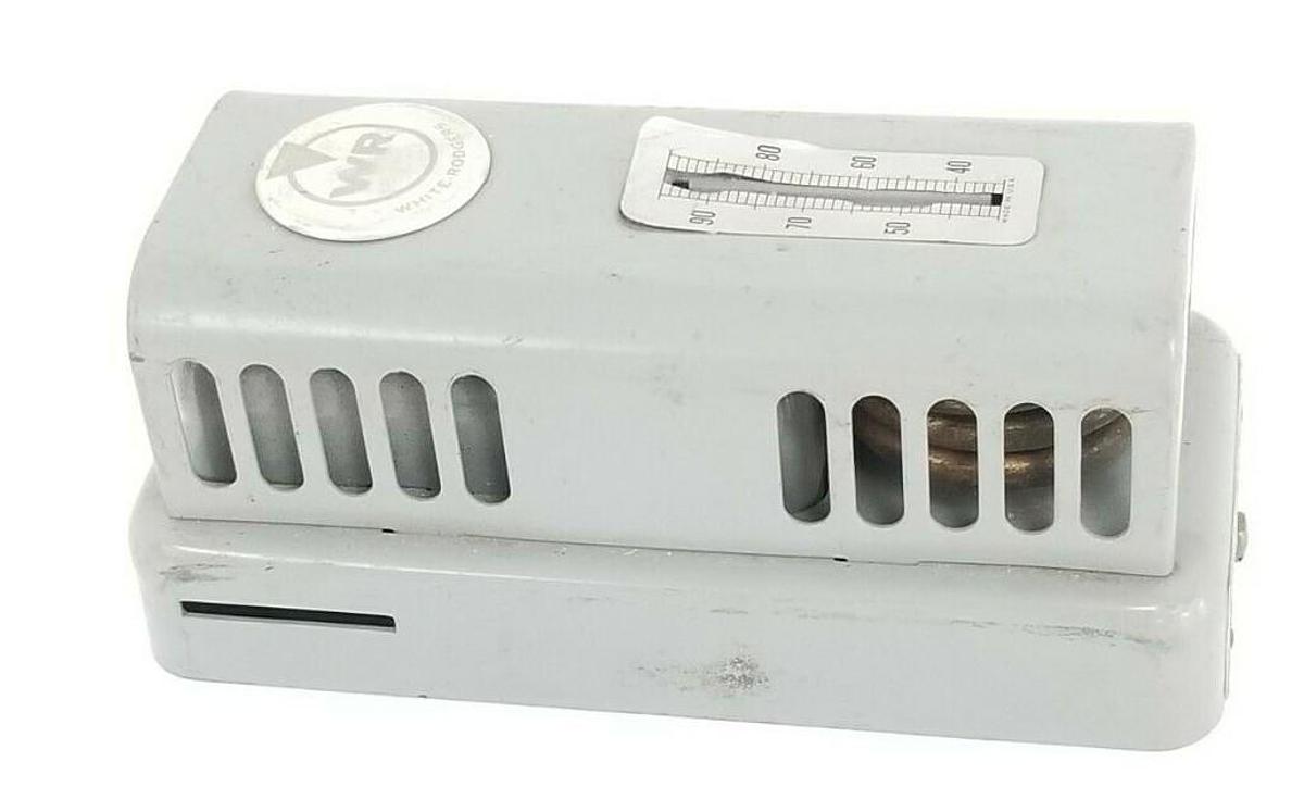 Used WHITE RODGERS TYPE: 152 NO. 9 STYLE: P2M ROOM THERMOSTAT 120-277VAC 152-9-P2M
