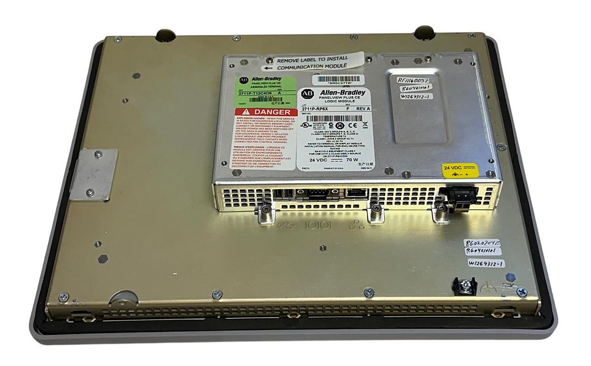 Used ALLEN BRADLEY 2711P-T12C4D6 /A PanelView Plus 1250 TERMINAL TOUCH ENet REMAN *