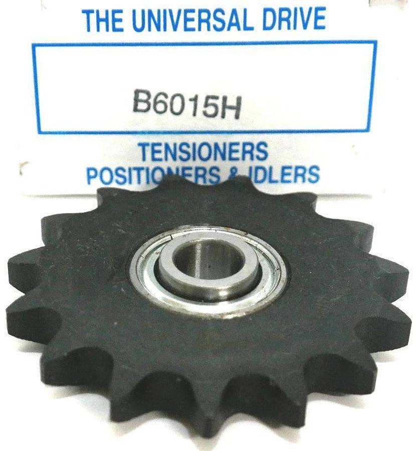 Used NIB BREWER MACHINE B6015H SPROCKET IDLER 3/8" MOUNT #60 CHAIN .6375" BORE