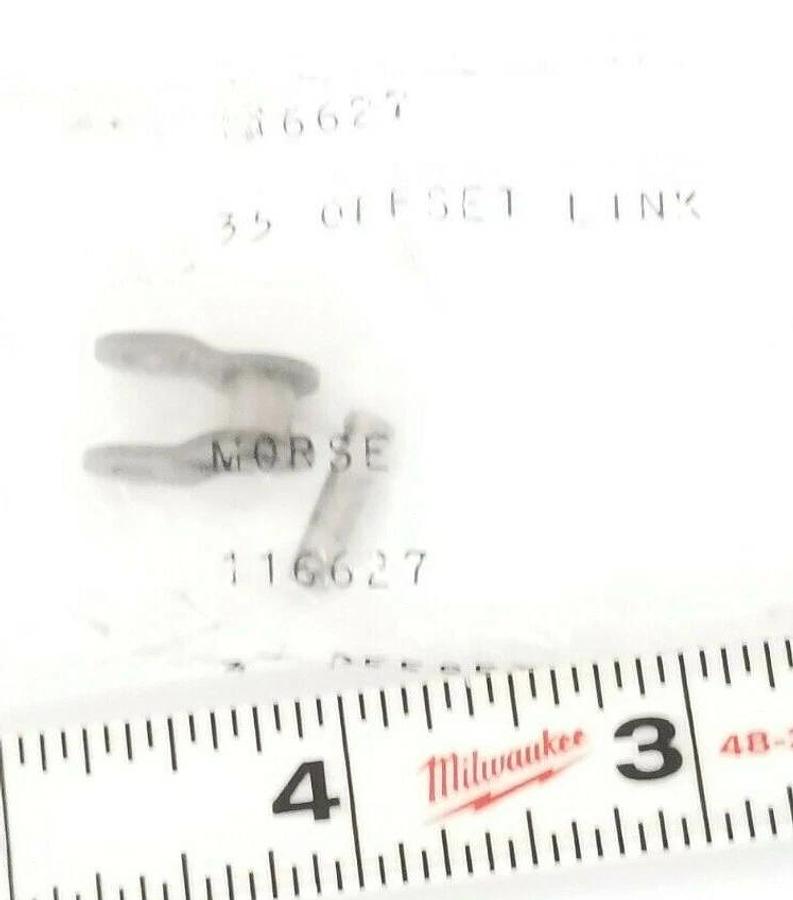 Used LOT OF 50 NEW MORSE / ANSI 116627 OFFSET LINKS 35 3/8'' PITCH x 3/16'' WIDTH