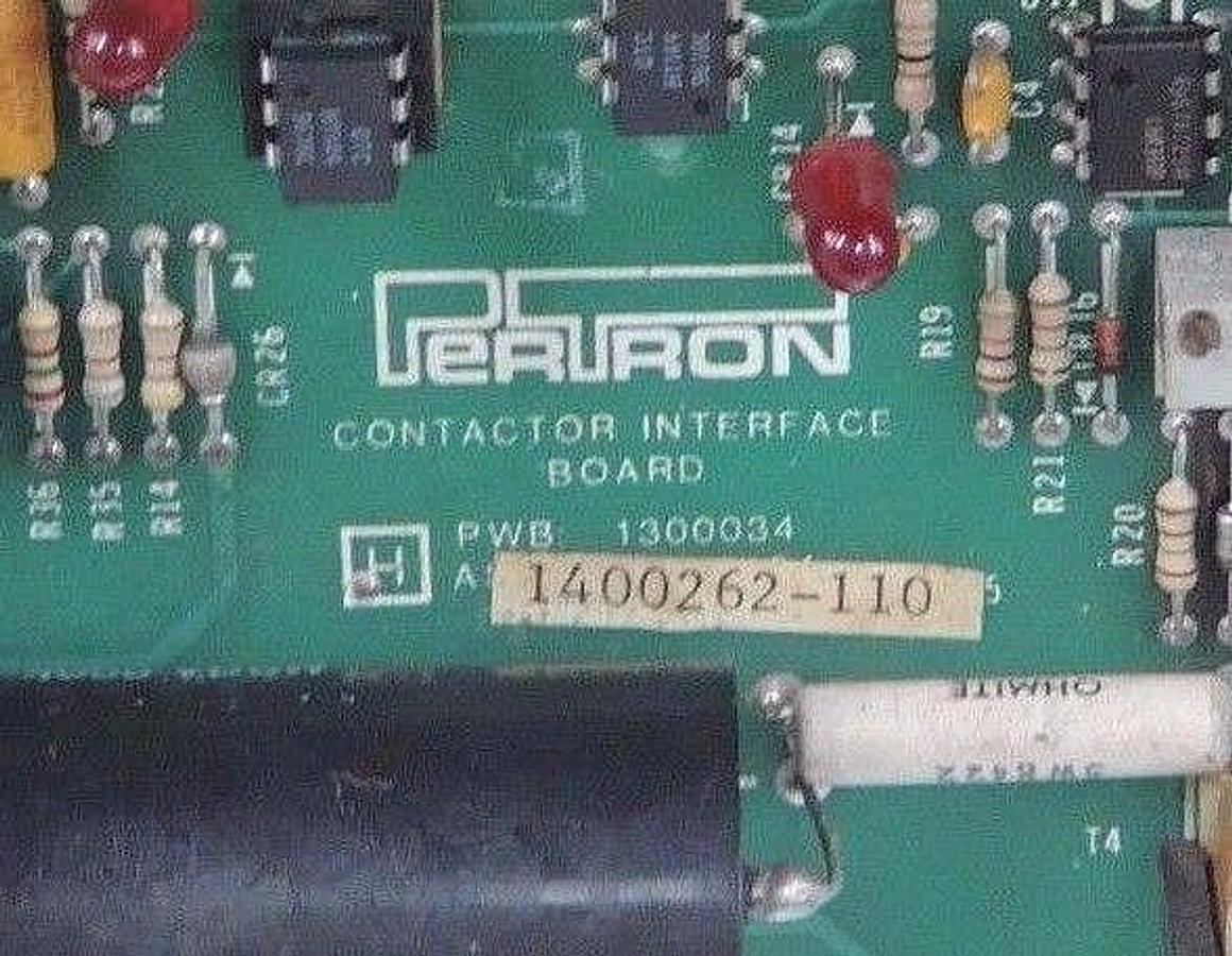 Used REPAIRED PERTRON 1400262-110 CONTACTOR INTERFACE BOARD 1400262110