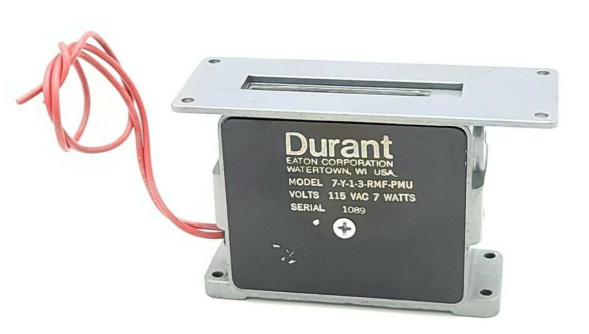 Used DURANT 7-Y-1-3-RMF-PMU COUNTER 7 DIGIT 7 W 115 V AC 50/60HZ 7Y13RMFPMU