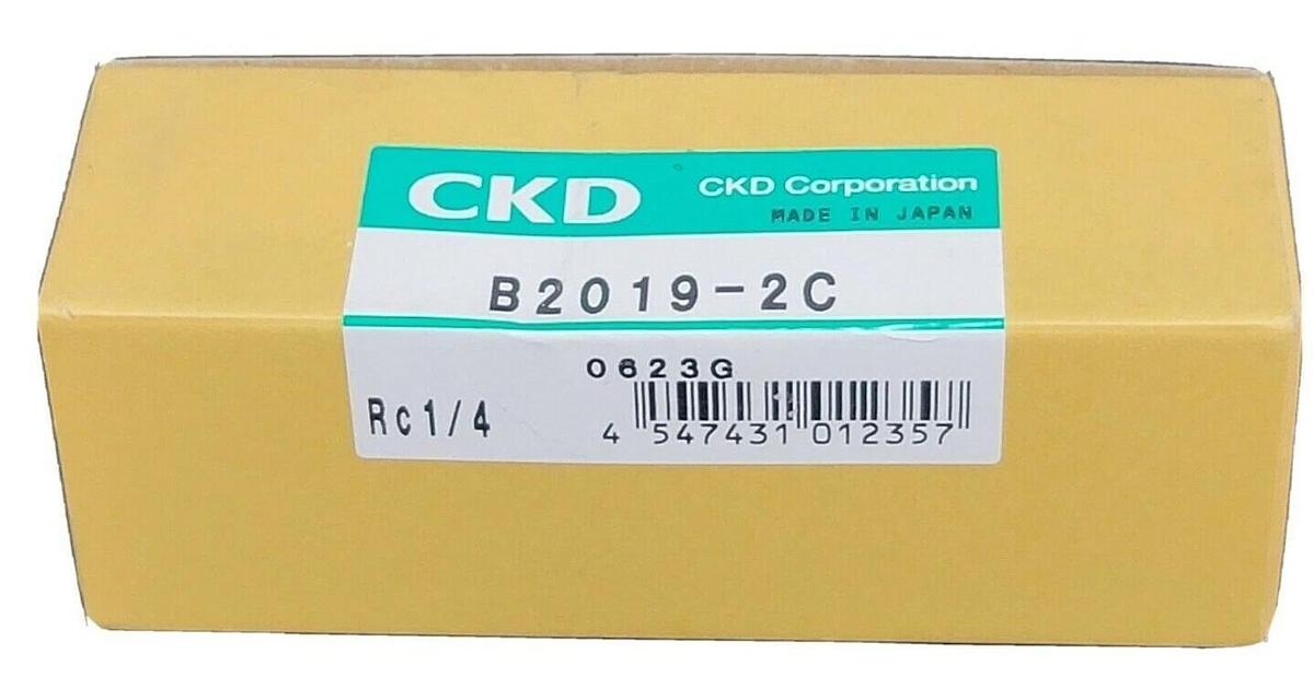 Used NIB CKD B2019-2C PRESSURE REGULATOR RC 1/4IN PANEL MOUNT B20192C