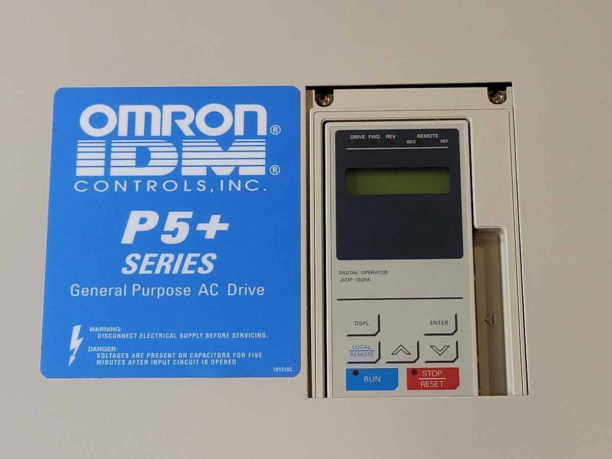 Used NEW OMRON IDM CIMR-P5U2037 P5+ SERIES GENERAL PURPOSE AC DRIVE CIMRP5U2037