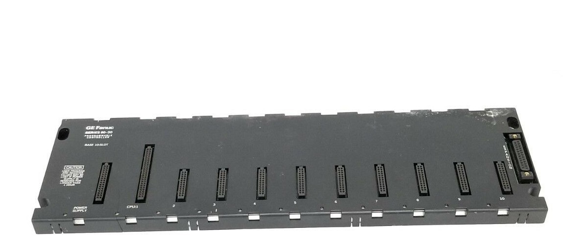 Used GE FANUC IC693CHS391C 10-SLOT BASE PROGRAMMABLE CONTROLLER (DAMAGED)