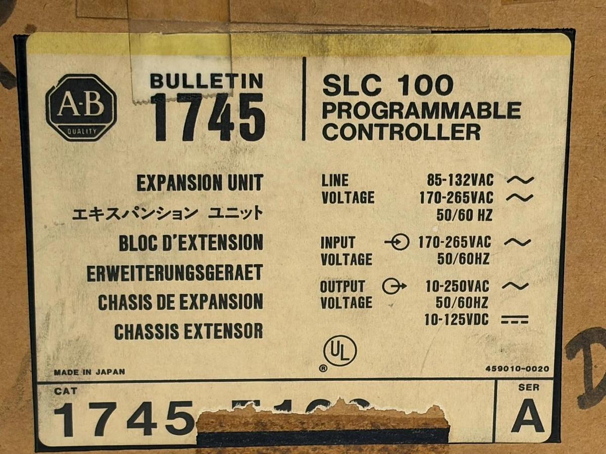 Allen-Bradley 1745-E102 SLC 100 Expansion Unit Series A - NEW SURPLUS