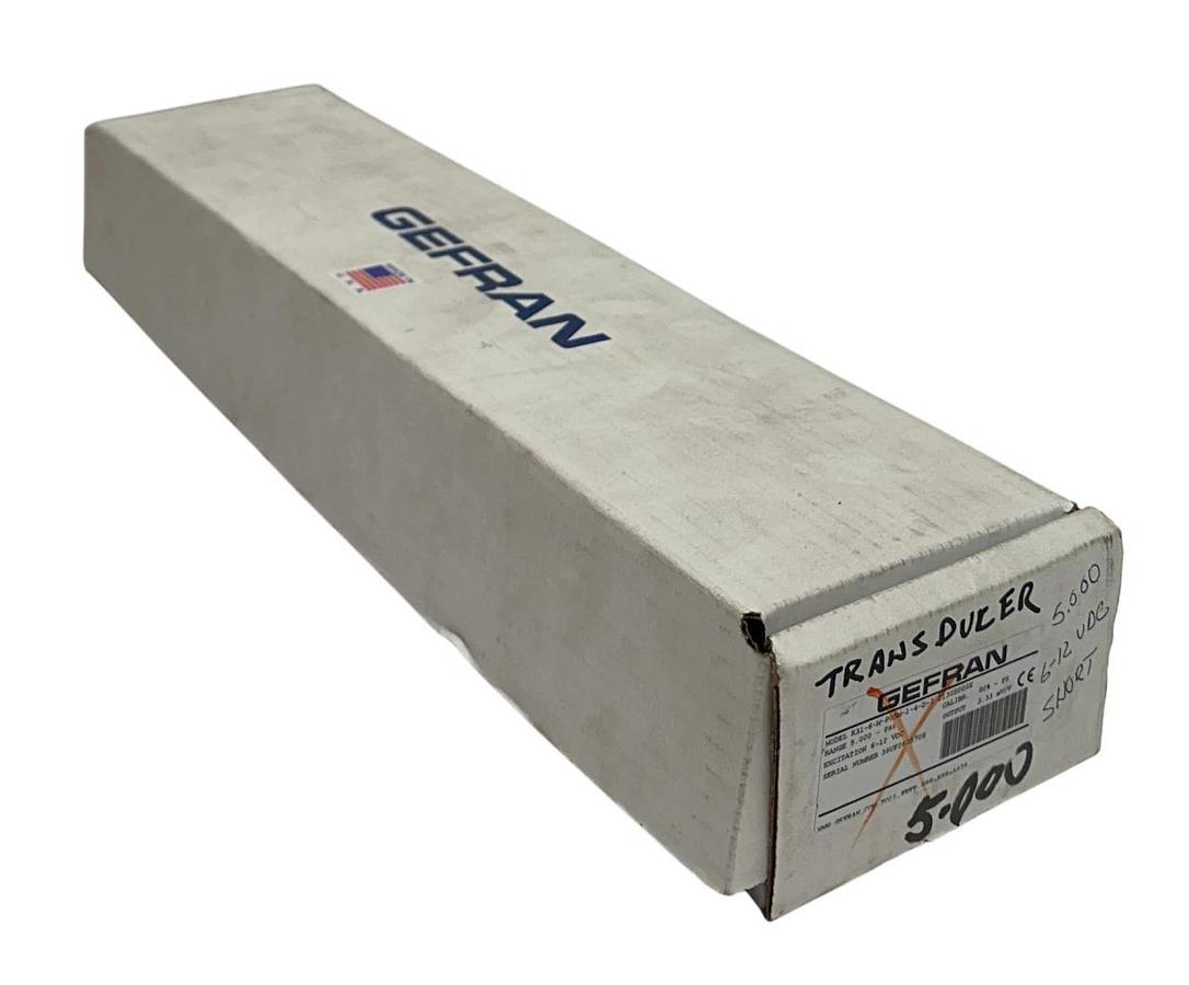 GEFRAN K31-6-M-P05M-1-4-D-I 2130X000X / K316MP05M14DI PRESSURE TRANSDUCER NSMP
