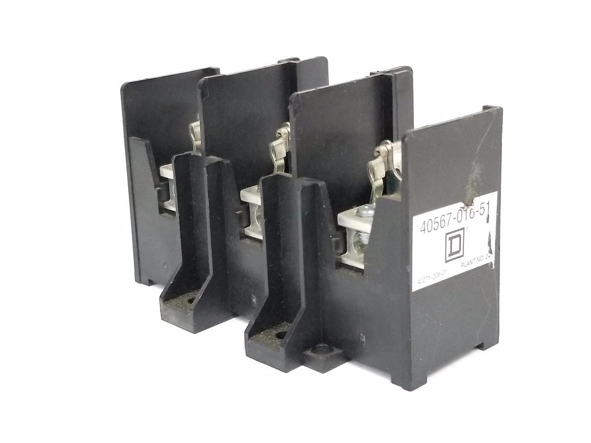 Used SQUARE D 40567-016-51 FUSE BLOCK 4056701651