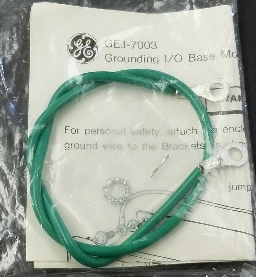NEW GENERAL ELECTRIC IC610CBL151A CPU CASSETTE CABLE W/ GEJ-7003 GROUND CABLE