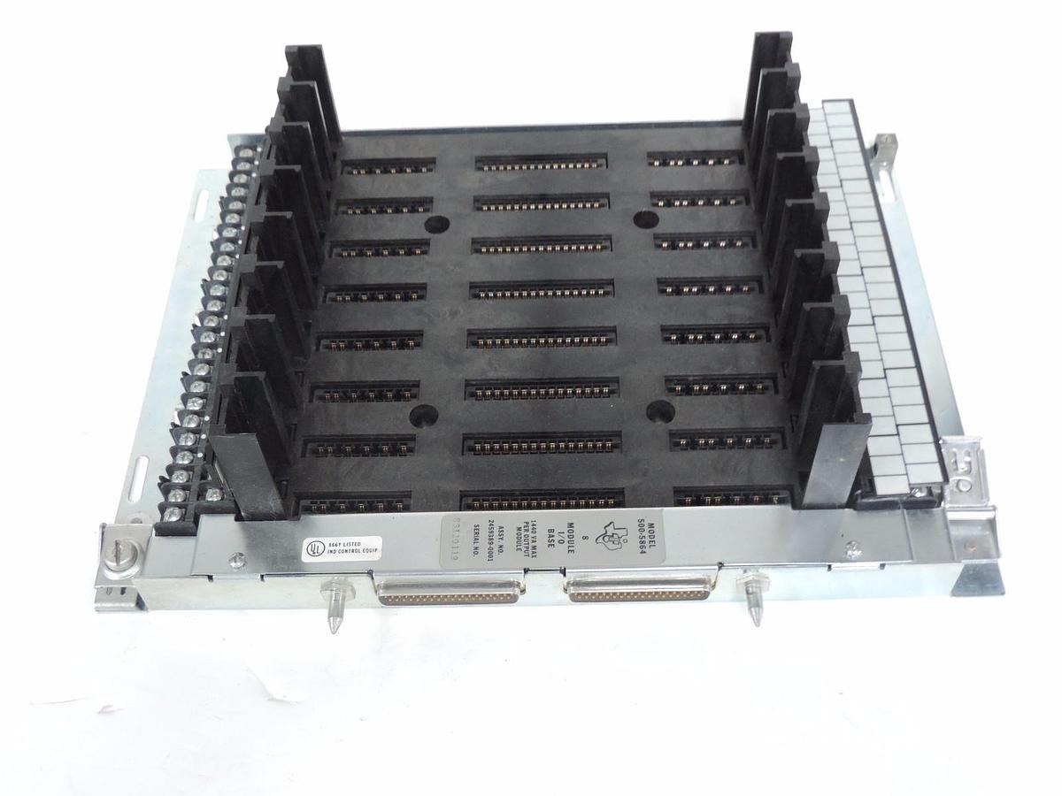 Used TEXAS INSTRUMENTS 2459389-0001 RACK 8-SLOT I/O, 500-5864, 24593890001 SIEMENS