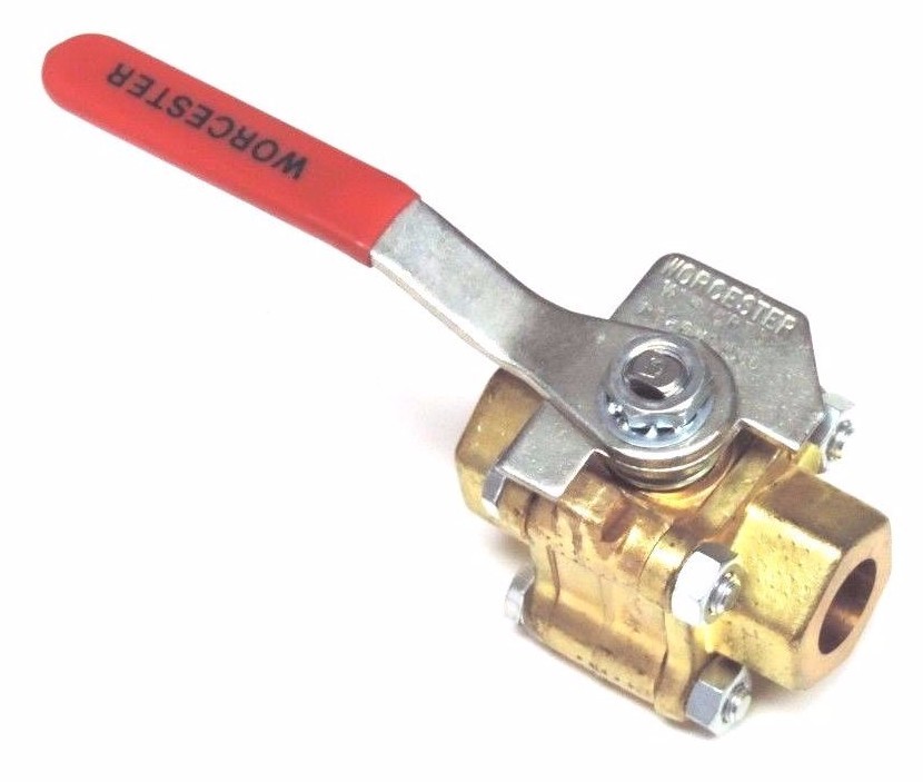 Used NEW WORCESTER 416RTTE BALL VALVE 1/2" R16CWP1500 MISSING BODY SEALS