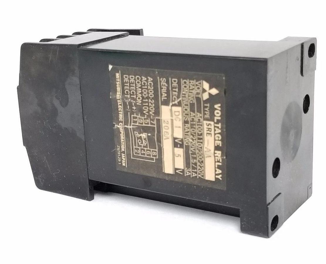 Used MITSUBISHI ELECTRIC SRE-AA VOLTAGE RELAY SREAA