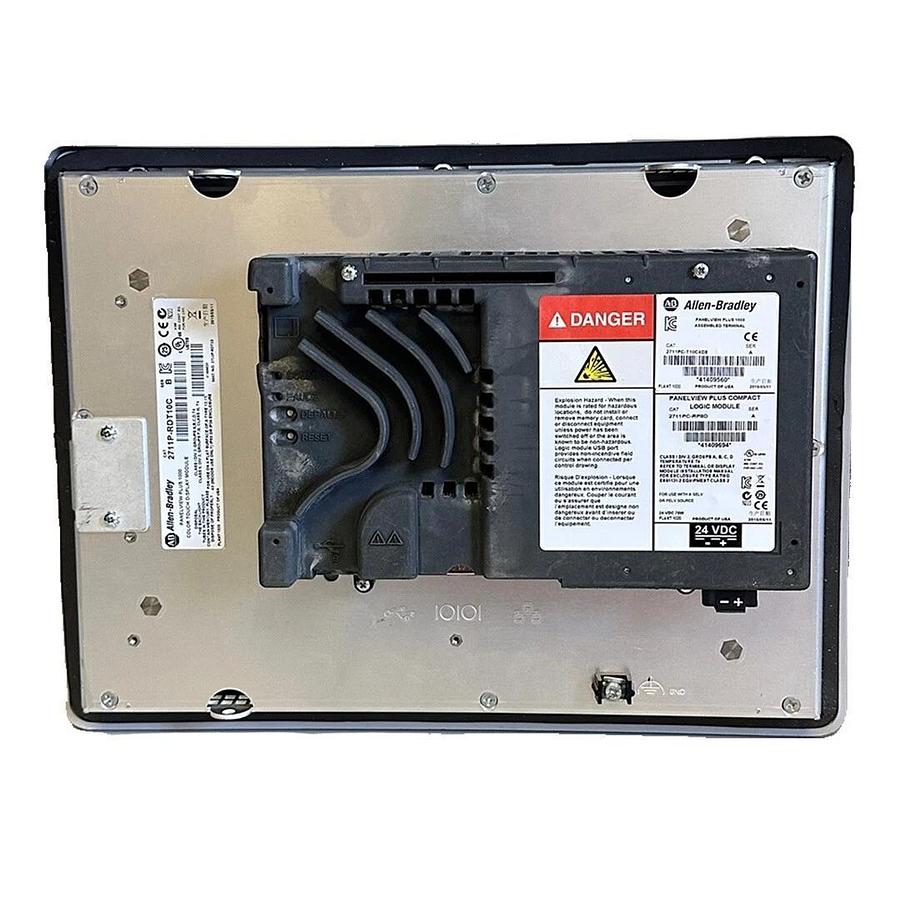 Used ALLEN BRADLEY 2711PC-T10C4D8 /A PanelView Plus 1000 TOUCH ENet 2711P-RDT10C