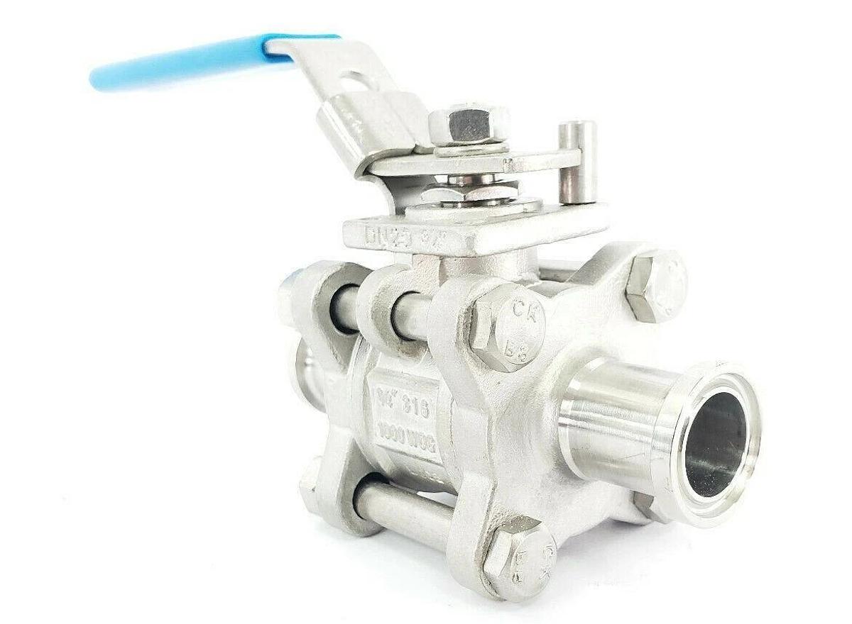 Used JENSEN 3/4"-CF8M 1000 WOG 3/4" BALL VALVE 0305