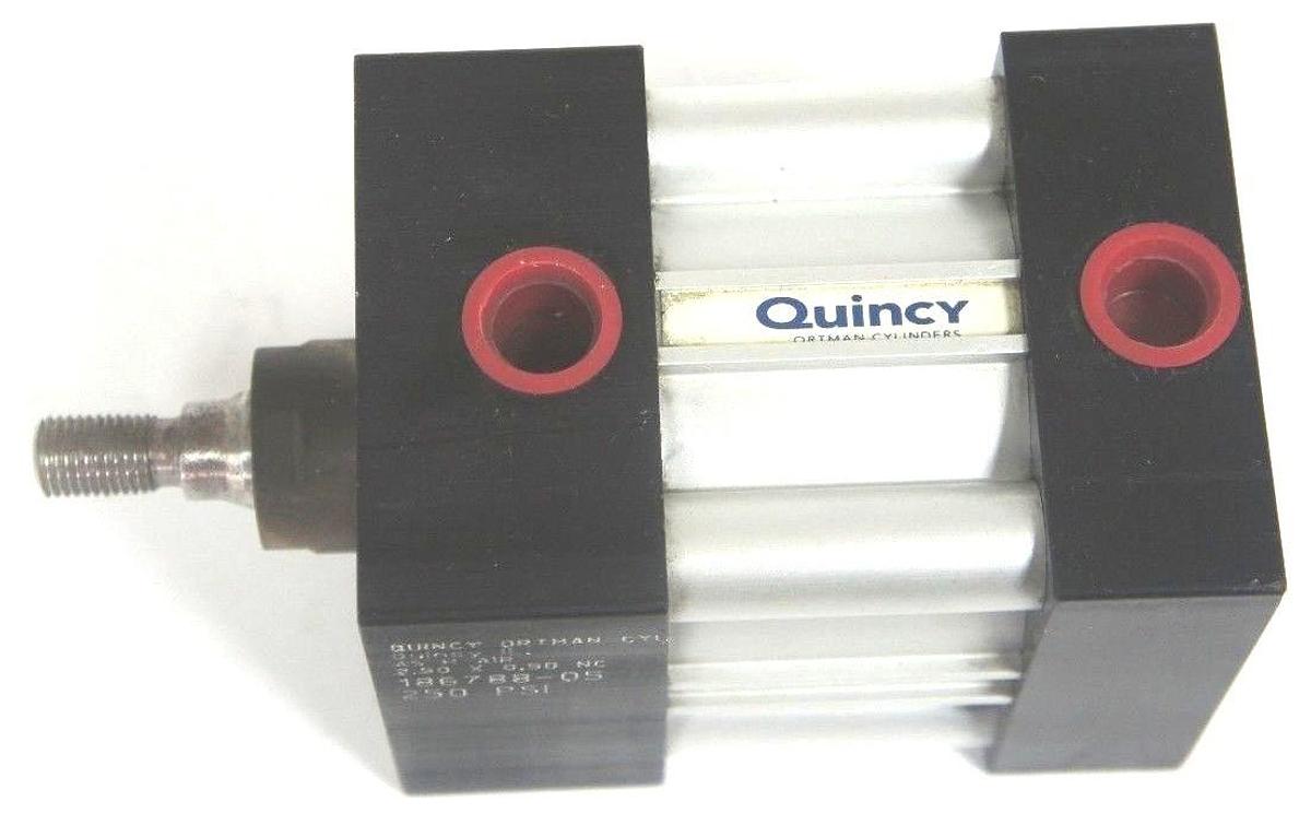 Used NEW QUINCY ORTMAN 186788-05 HYDRAULIC CYLINDER 2.50 X 0.50 NC, 250PSI, 18678805