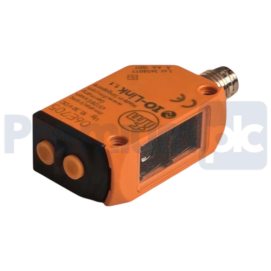 ifm O6E705 Through-beam Laser Sensor Receiver O6ELFNKG/AS/4P IO-Link NSFS