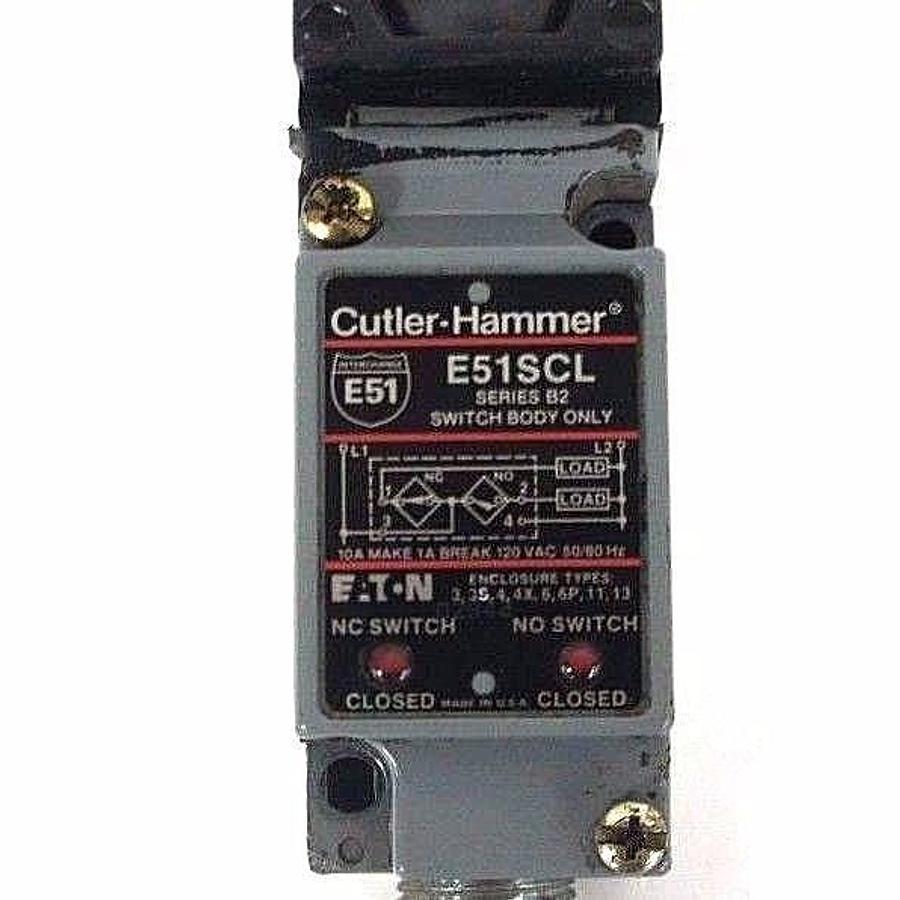 Used CUTLER-HAMMER E51DP4 SER. B3 PHOTOELECTRIC HEAD W/ E51SCL & E51RC